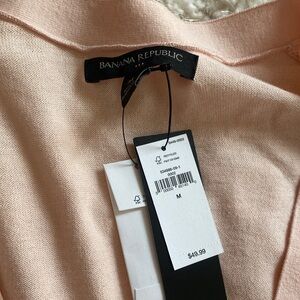 Banana Republic Soft Peach Knit Cardigan NWT size M